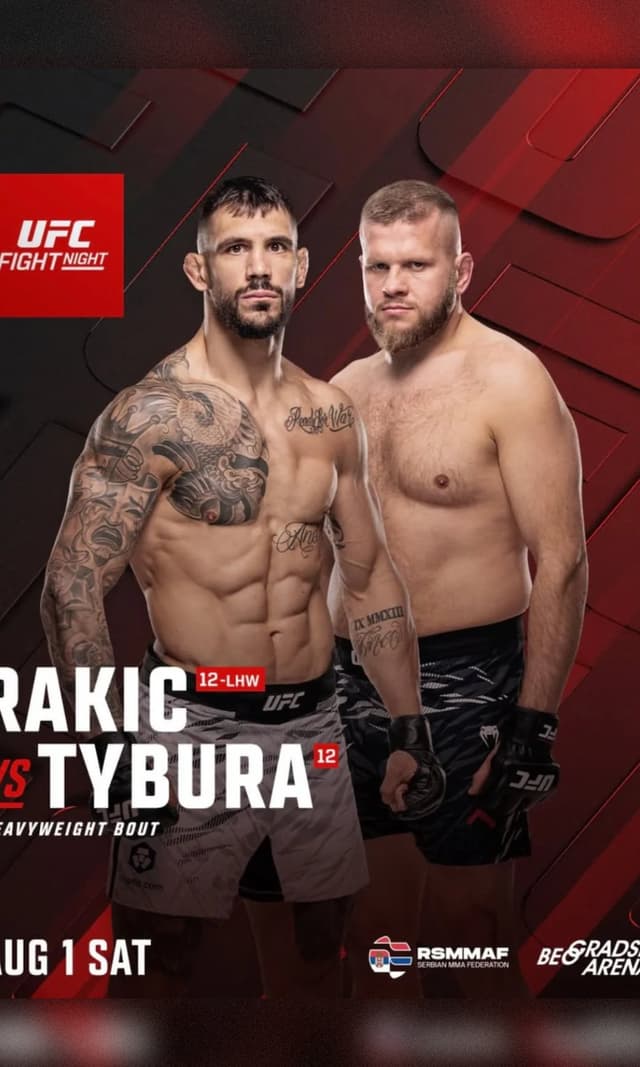 UFC: Aleksandar Rakic vs. Marcin Tybura